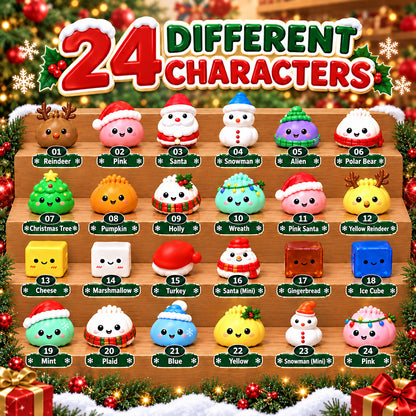 24-Day Dumpling Squishy Advent Calendar