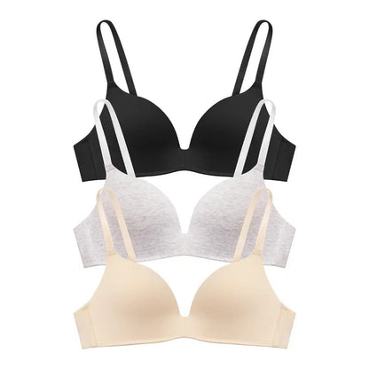Ultra-Comfy Wireless Plunge Bra (3-Pack)