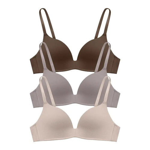 Ultra-Comfy Wireless Plunge Bra (3-Pack)