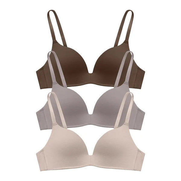 Ultra-Comfy Wireless Plunge Bra (3-Pack)