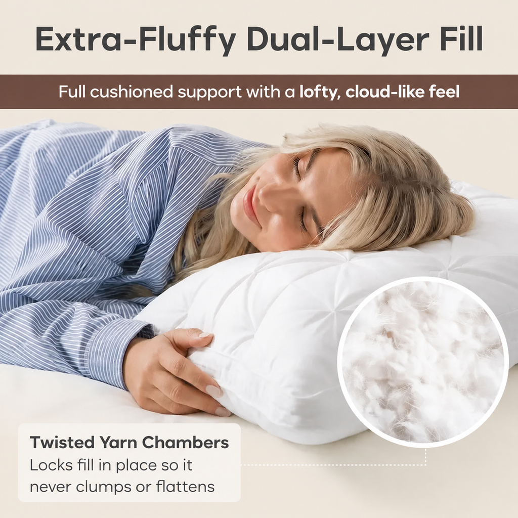 Cloud Plush Support Pillow
