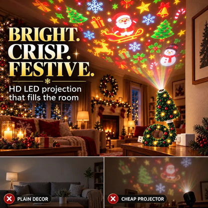 Magical Christmas Tree USB Projector Light