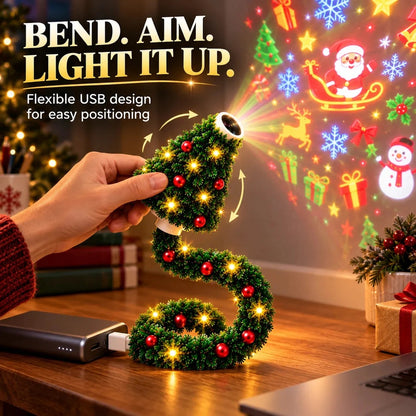 Magical Christmas Tree USB Projector Light